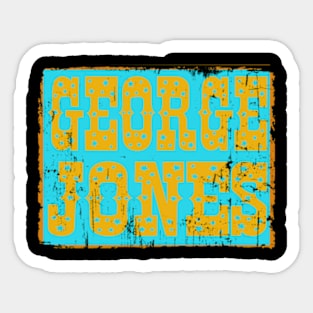 george jones - artdrawing Sticker